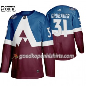 Colorado Avalanche Philipp Grubauer 31 Adidas 2020 Stadium Series Authentic Shirt - Kinderen